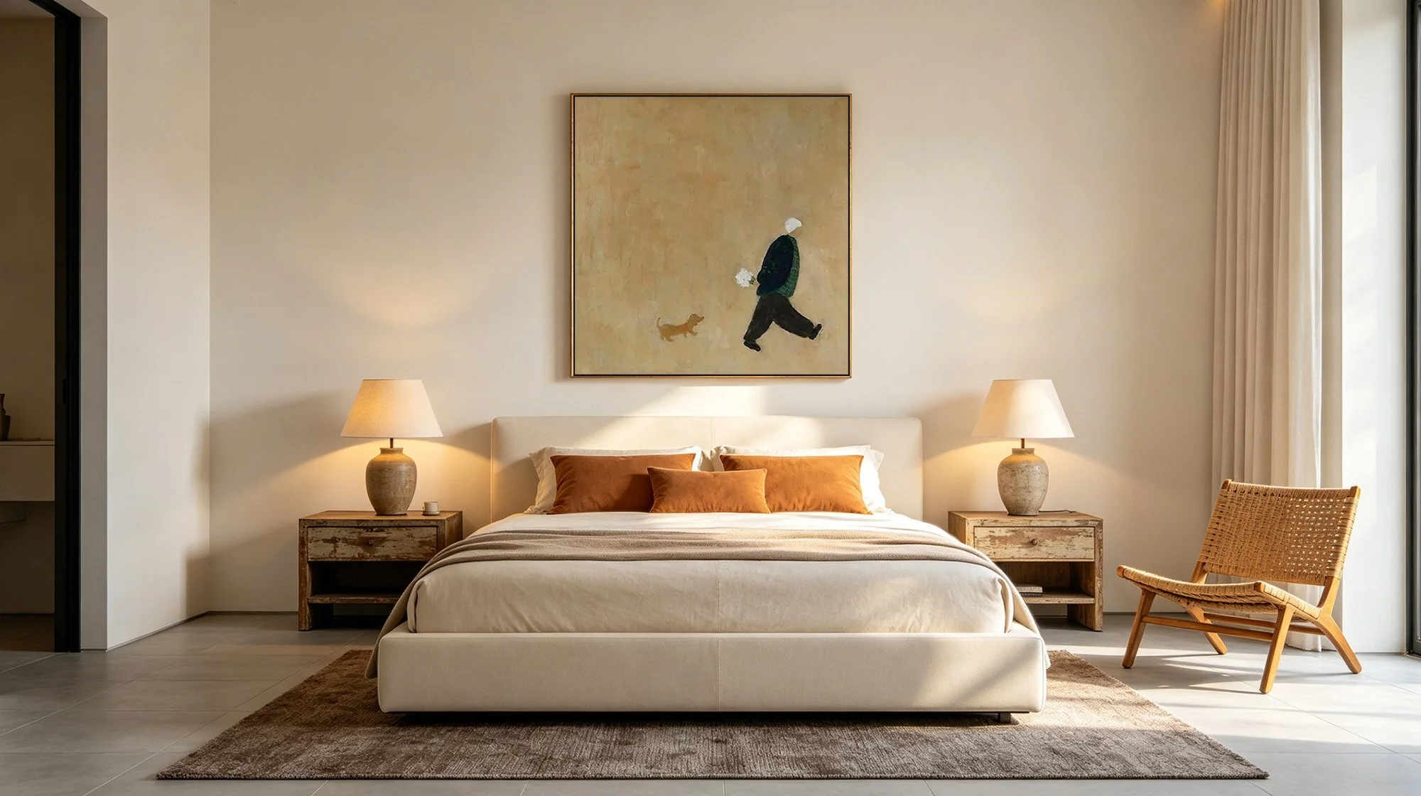 sophisticated bedroom wall art ideas