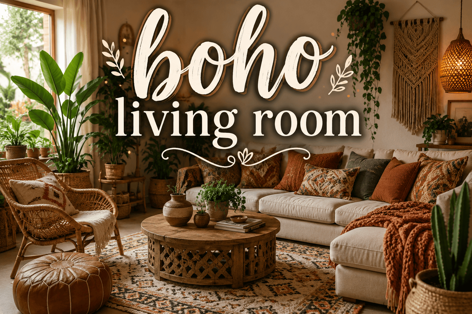 Boho Living Room: 21 Unique Ideas for a Cozy, Earthy & Inviting Space
