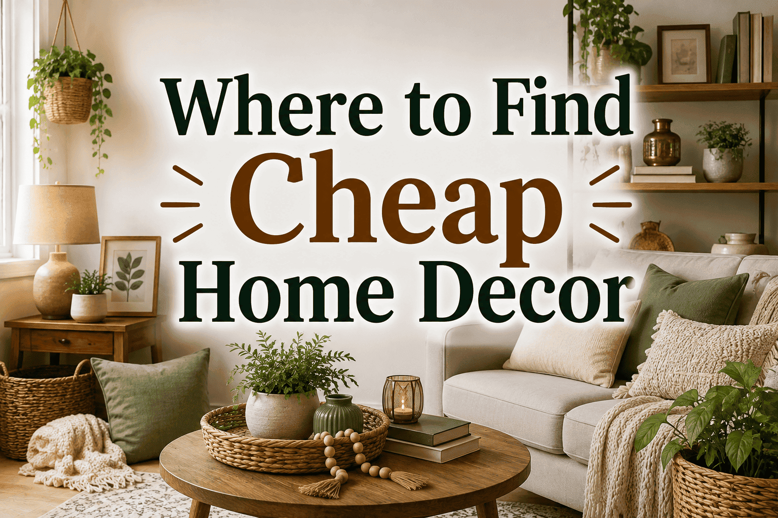 Where to Find Cheap Home Decor: 17 Smart Ways to Create a Stylish Home on a Budget