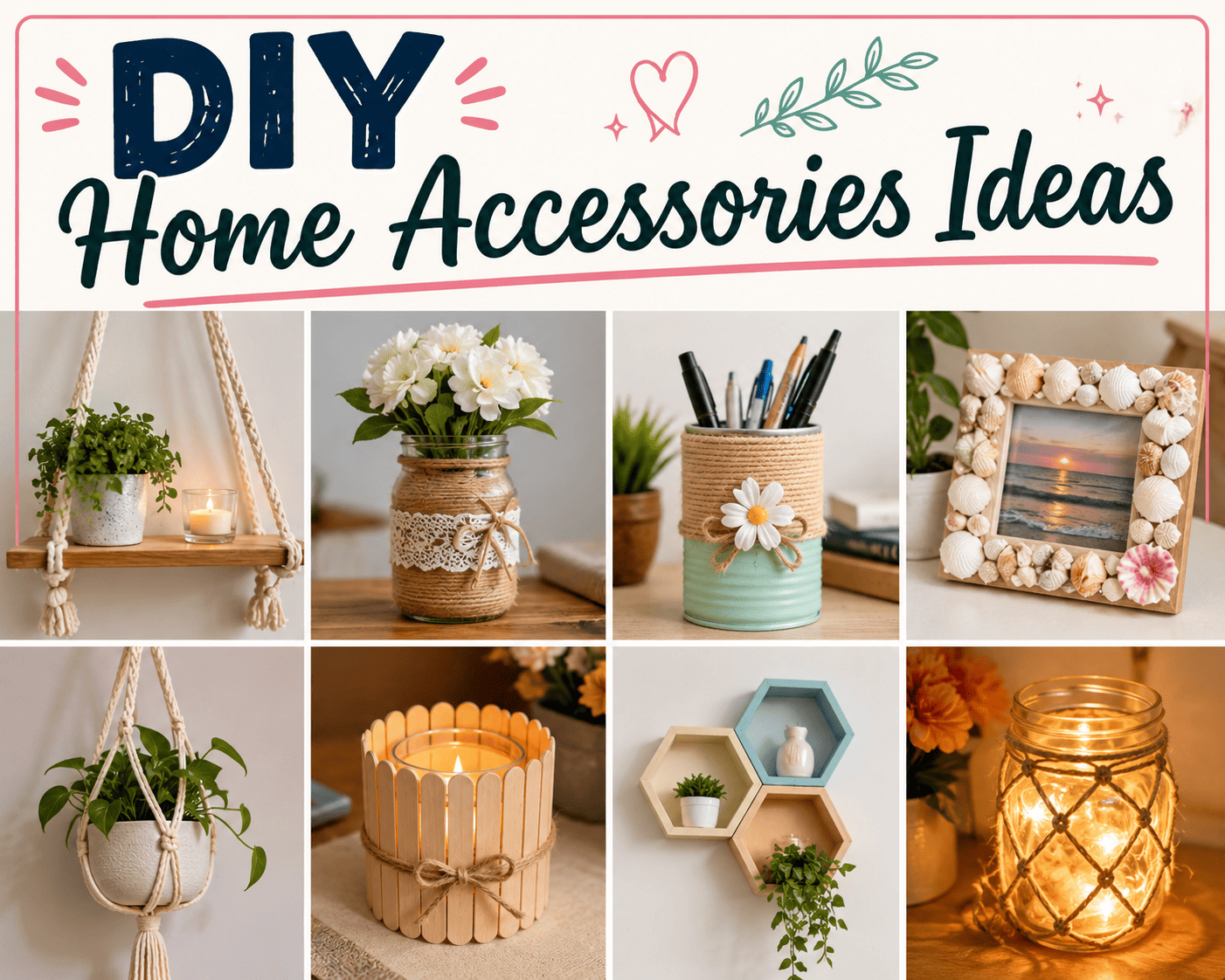 DIY Home Accessories Ideas