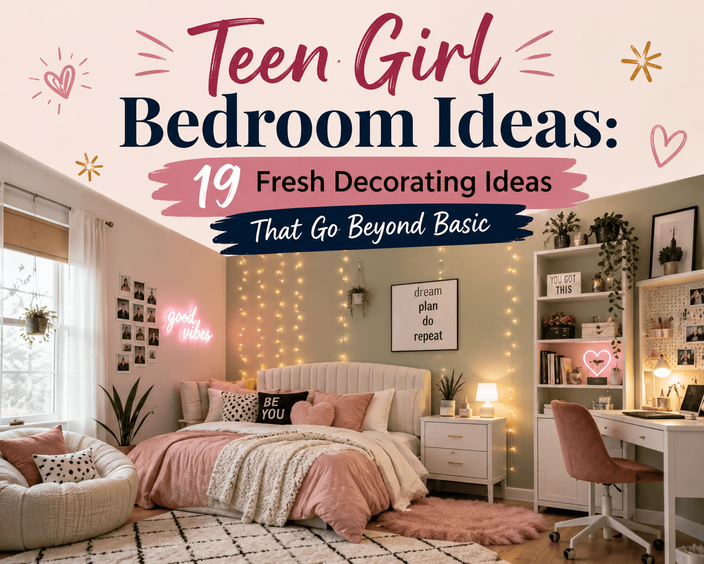 Teen Girl Bedroom Ideas: 19 Fresh Decorating Ideas That Go Beyond Basic
