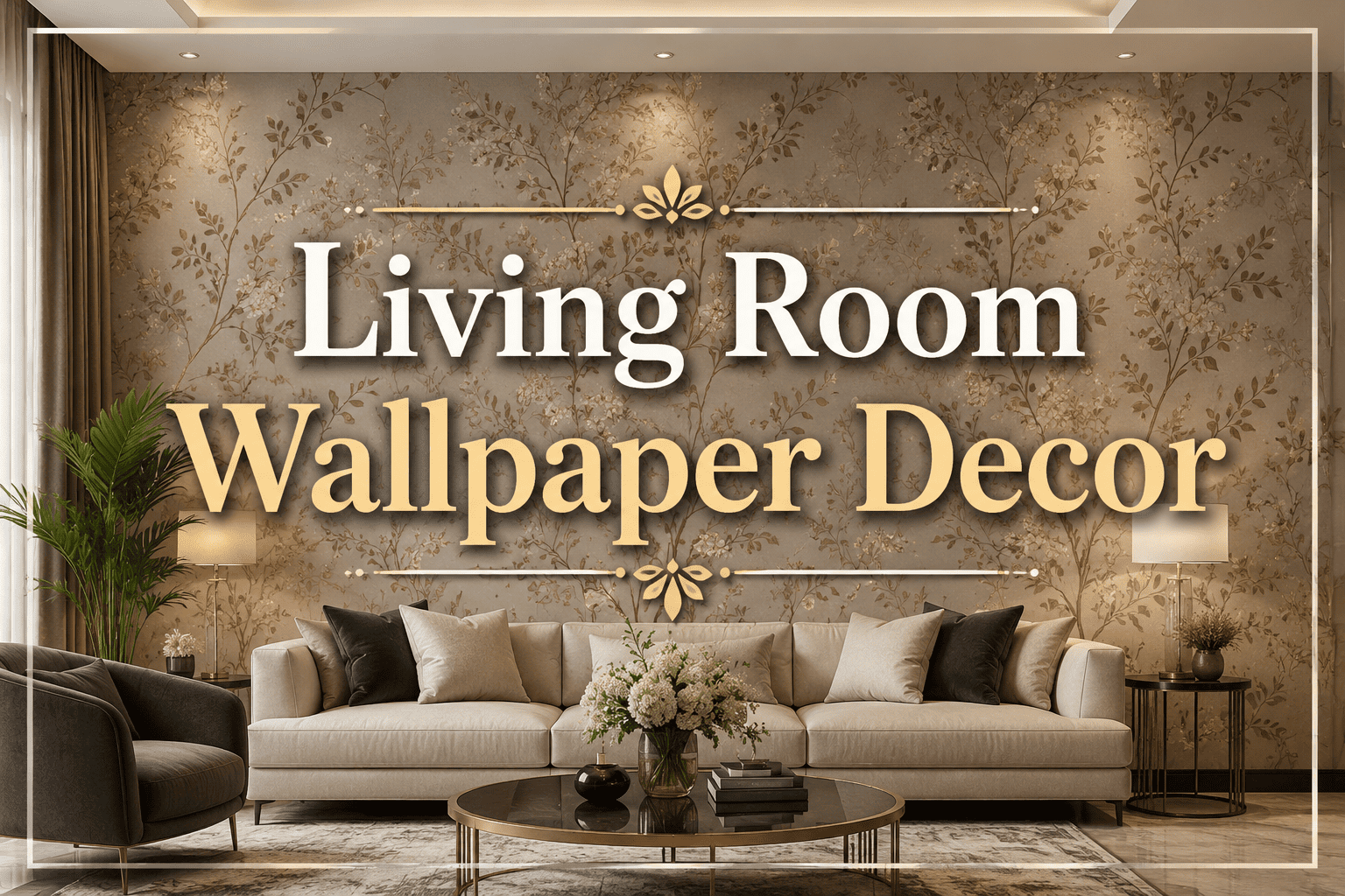 Living Room Wallpaper Decor