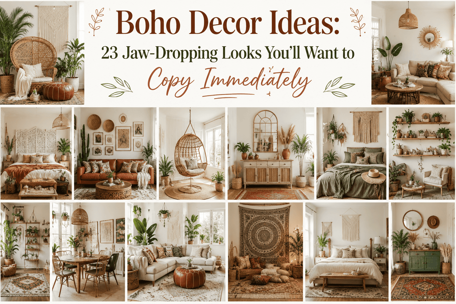 Boho Decor Ideas