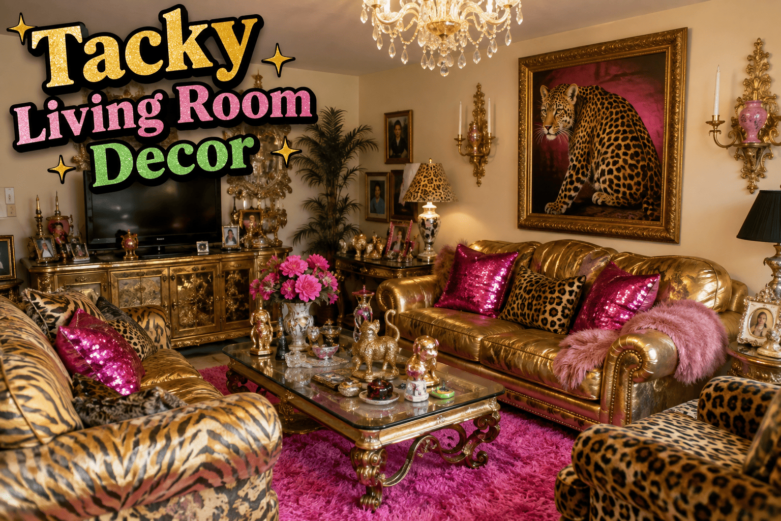 Tacky Living Room Decor: 20 “Stylish” Choices That Secretly Look Cheap