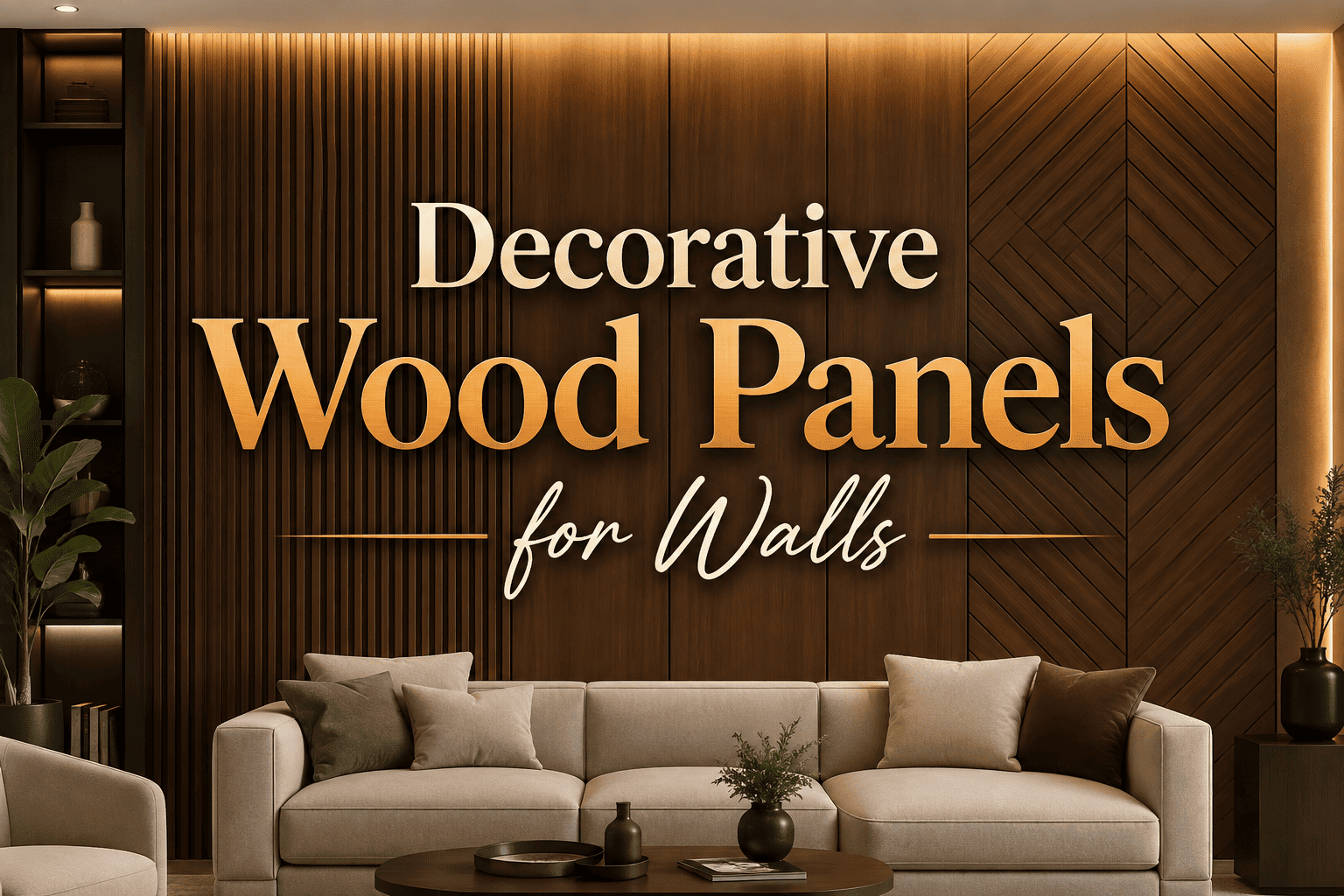 Decorative Wood Panels for Walls: 15 Moody Looks That Turn Plain Interiors Into Eye Candy
