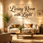Living Room with Light