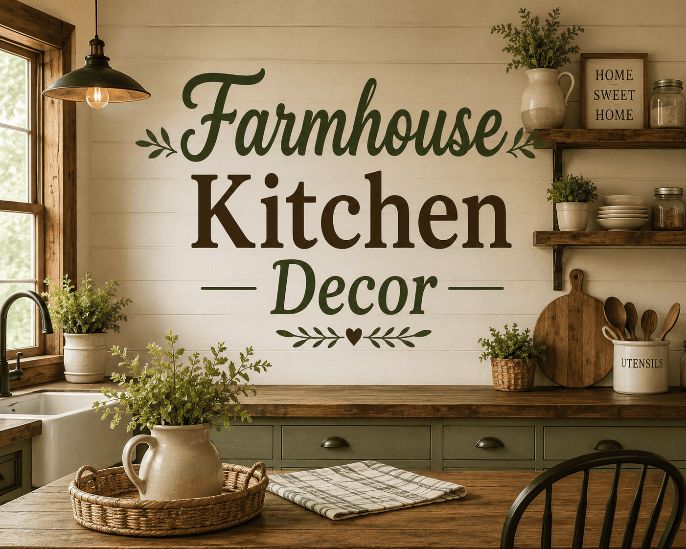 Farmhouse Kitchen Decor: 23 Ways to Make Your Kitchen Look Warm, Natural, and Refined